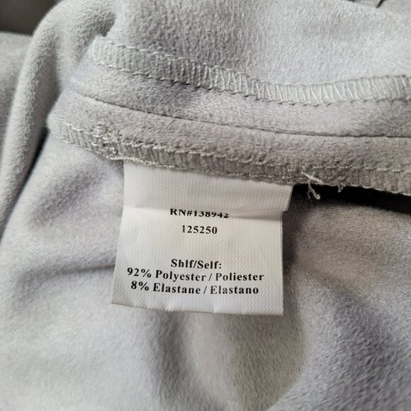 Grey Mini Dress Chest Fringe Festival Sleeveless Exposed Zipper Boho Hippie - Picture 7 of 15